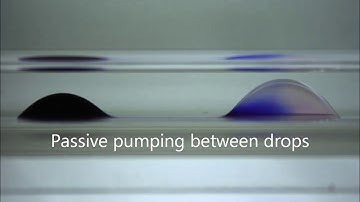 Driving flow through a circuit with fluid walls without using an external pump