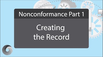 FreeQMS Nonconformance Record - Part1: Creating the Record