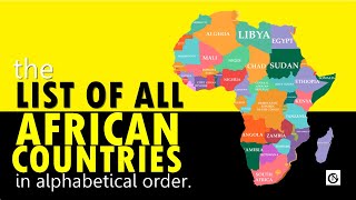 #AfricanData :  Alphabetical list of African countries