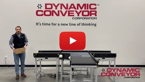 Packaging Line Conveyor System for Small Boxes, Poly Bags, and Parcels