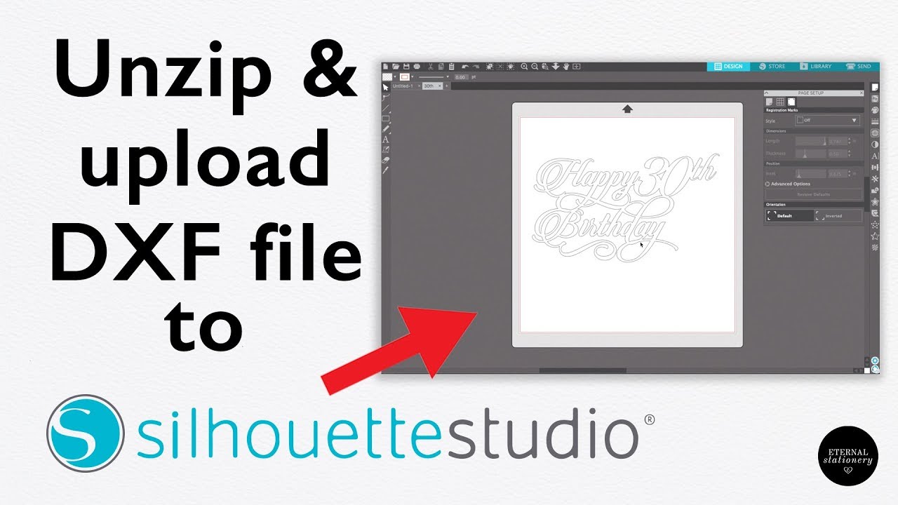 Download Silhouette: How to unzip and import an DXF or SVG file to ...