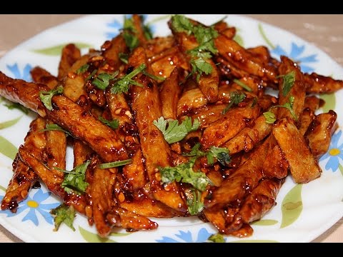 HOW TO MAKE HONEY CHILLI POTATO BY DOLLY KITCHEN-RECIPE IN HINDI