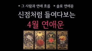 [타로] 🌹신점처럼 들여다보는❗️4월 연애운 🔮 그 사람과의 연애흐름• 솔로연애운까지