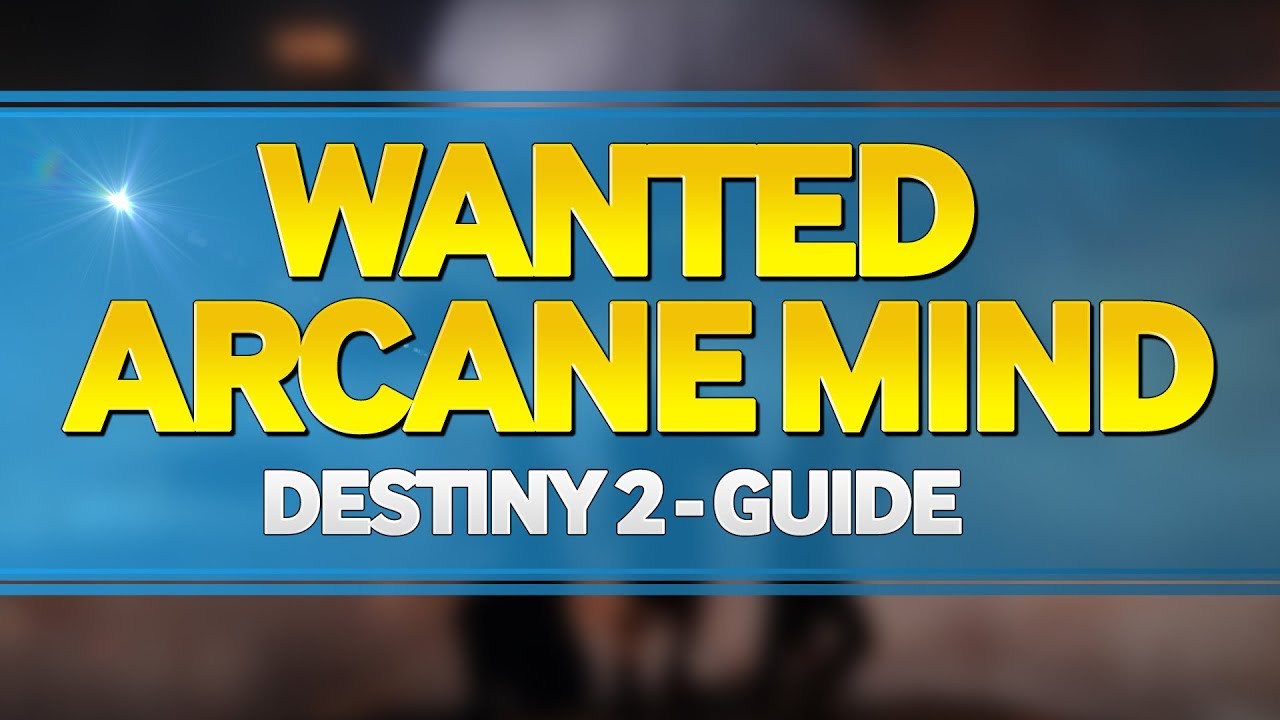 WANTED Arcane Mind The Cistern on Nessus Free Roam Destiny 2 Spider