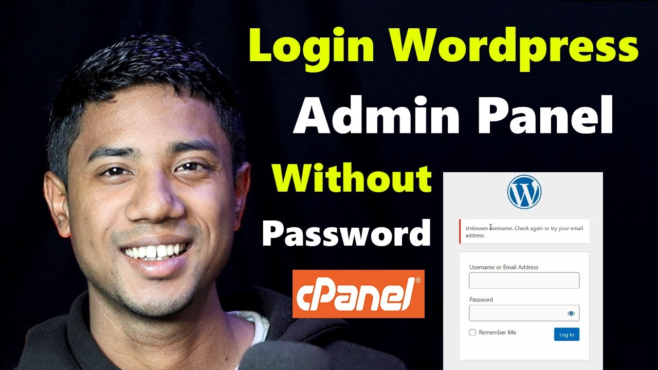 How To Login WordPress Admin Panel Without any Password | cPanel To WordPress Admin Panel