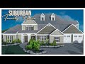 ROBLOX | Bloxburg: Suburban Family Home Speedbuild | EXTERIOR ONLY | Ellvoi