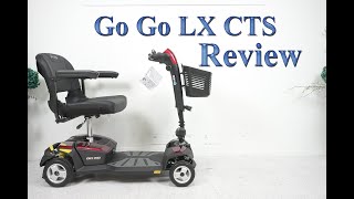Go-Go LX with CTS Suspension 4-Wheel - S54LX Review by Pride Mobility