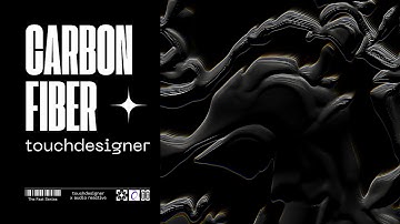 Carbon Fiber in TouchDesigner - Convolve Feedback and displace TOP [Super Fast Tutorial Series]