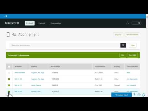 Flytte abonnement i Min Bedrift | Telenor Norge