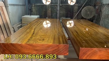 “ CHI TIẾT “ Vân Sập Gỗ Lim Tali Khi Hoàn Thiện Xong PU | Nguyễn Văn Cương