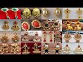 Latest 22k gold earrings jhumka designs stud earrings designs collection