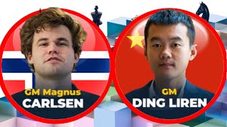 Magnus Carlsen vs Ding Liren || Tata Steel Masters 2023  R3