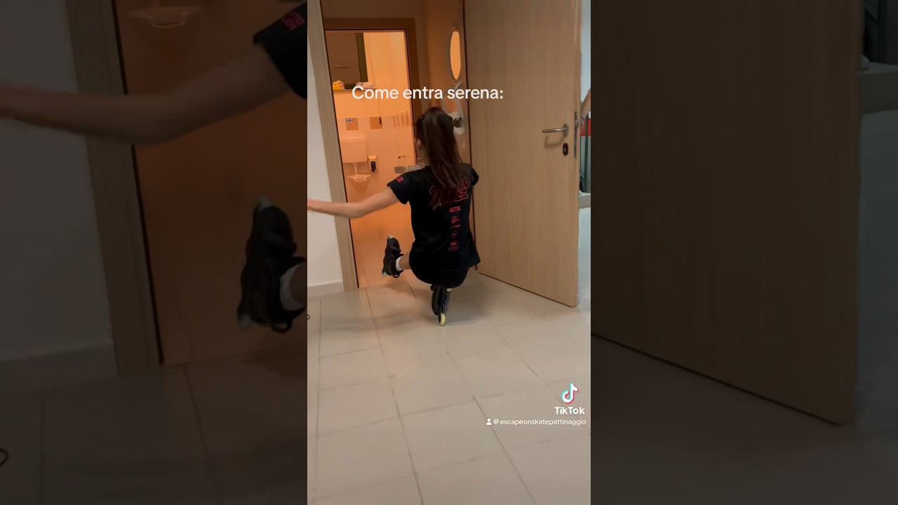 Come va serena in bagno 