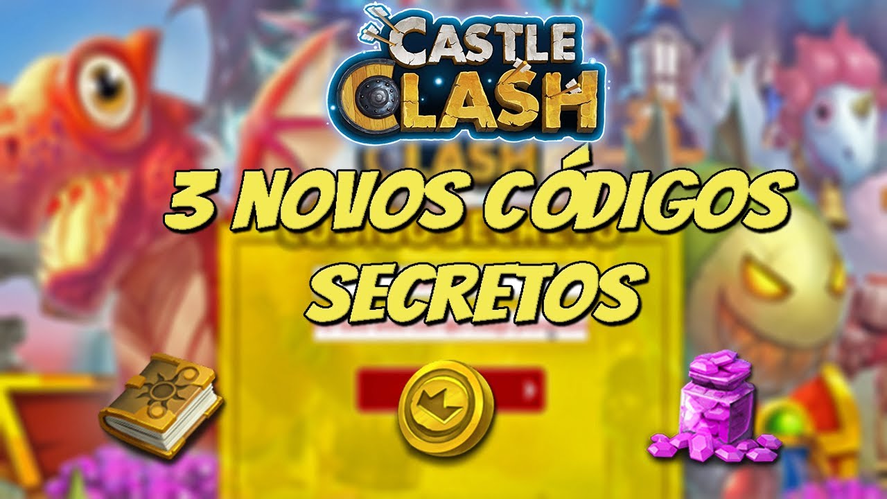 NOVOS CÓDIGOS SECRETOS 2022 - CASTLE CLASH - YouTube