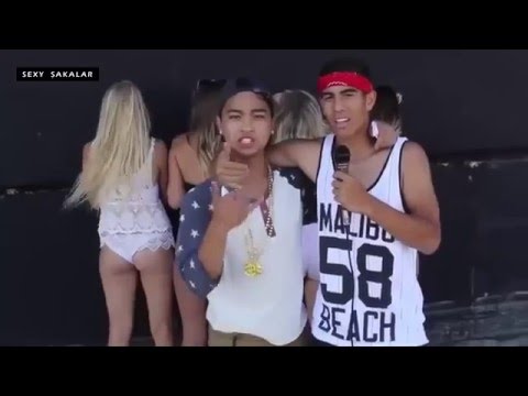 Plajda Sexy Kızlara Twerk Yaptırmak ve Şaplak Atmak   Twerk Prank