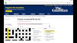 Guardian Cryptic Crossword (Friday, 10 May 2024)