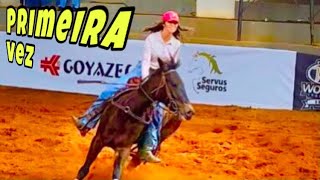 PRIMEIRA CORRIDA COM A POTRA NOVA