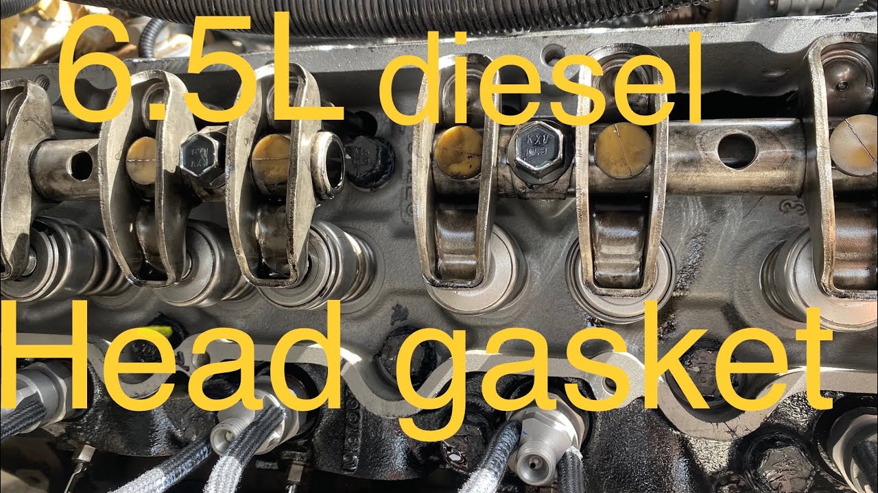 6 5l diesel head gasket torque specs too youtube