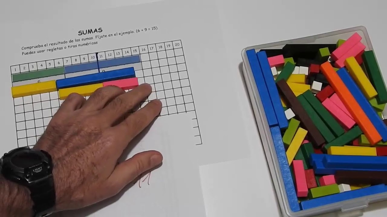 Regletas de Cuisenaire Recurso Manipulativo de Matemáticas