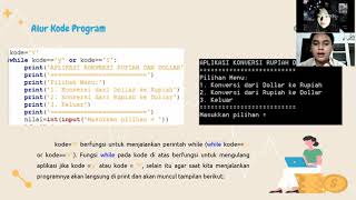 Program Aplikasi Konversi Rupiah dan Dollar