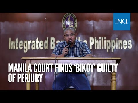 Manila court finds ‘Bikoy’ guilty of perjury | INQToday