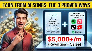 AI Music Monetization Guide 🔥 3 Powerful Ways to Make Money (Streaming + Shorts + Custom Sales)