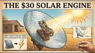 This $30 Solar Engine Makes 5x More Power Than Any Panel — Nobody Builds It