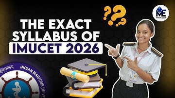 Syllabus of IMUCET 2026 | Sponsorship Syllabus | English and Reasoning for IMUCET | MarineEdge