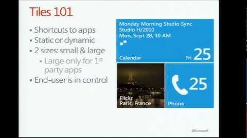 Advanced Windows Phone Development - TechDays 2012
