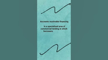 Accounts Receivable Financing | Commerce notes | Bcom Bba Mcom Mba Study Material CA CS ICAI ICSI