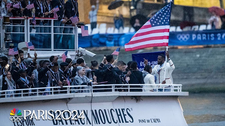 Behind the scenes and on the boat with Team USA at the Opening Ceremony | Paris Olympics