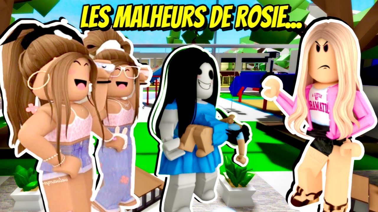 ROSIE ADOPTÉE PAR UNE GENTILLE FAMILLE MAIS HARCELÉE A L'ÉCOLE DANS BROOKHAVEN RP! ROBLOX