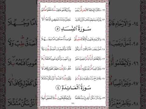 فرش سورة النساء من الدرة المضية جمع القراءات العشر تيك توك متن الشاطبية 