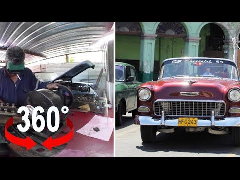Wie die Kubaner ihre Oldtimer reparieren I 360-Grad-Video I Auto - Wie die Kubaner ihre Oldtimer reparieren I 360-Grad-Video I Auto