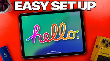 Uw nieuwe iPad eenvoudig instellen