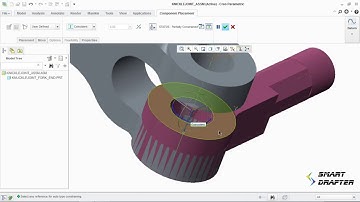 Knuckle Joint Assembly using Creo/ProE | Smart Drafter