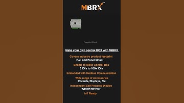 Make your own control box with MiBRX | Micro-Modular PLC System | Patented Solution