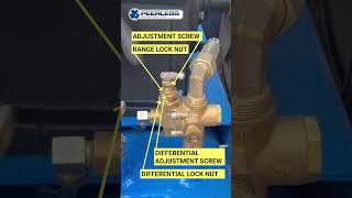 Pressure adjustment - Conrader Idler Control Valve on a Peerless Air Compressor