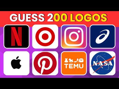 Guess the 200 Logos Challenge! 🏆 Only 1% Can Score 200/200