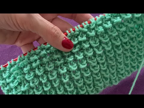 Timsah Sırtı Örgü / Knitted Crocodile St