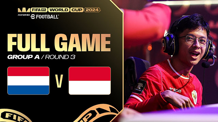 FeWCeFootball Console | NETHERLANDS v INDONESIA | GROUP A | R3  FULL MATCH