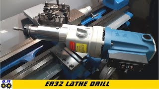 Lathe - Collet Drill ER32 - Trapano Portapinze ER32 x Tornio by  'Hobby lathe'Maurizio Guidi 58,901 views 1 year ago 54 minutes