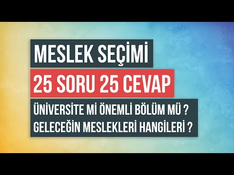 ÜNİVERSİTE TERCİH REHBERİ | 25 SORU 25 CEVAP