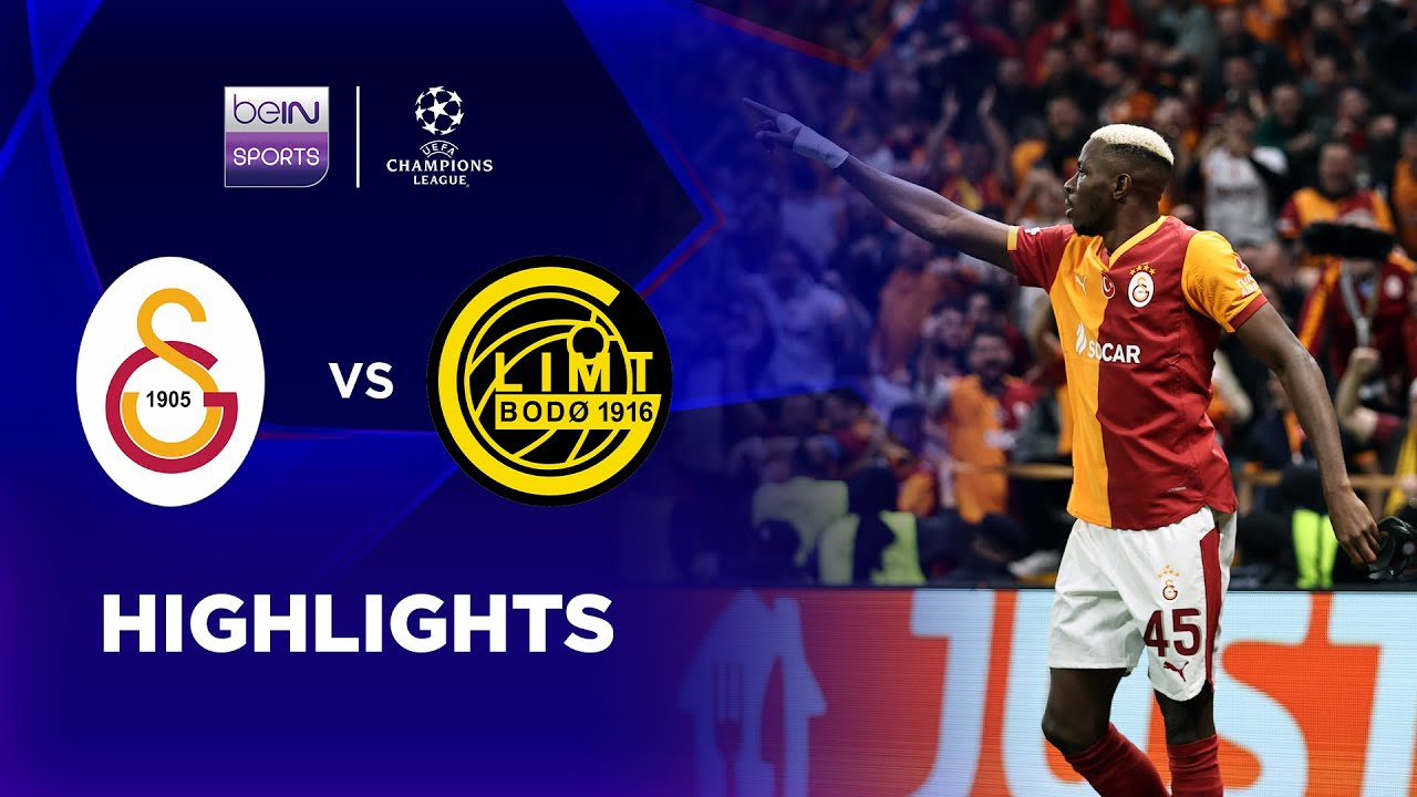 ไฮไลท์ฟุตบอล กาลาตาซาราย 3-1 โบโด กลิมท์ | ไฮไลต์ ยูฟ่า แชมเปี้ยนส์ ลีก Champions League 25/26 ไฮไลท์ฟุตบอล กาลาตาซาราย 3-1 โบโด กลิมท์ | ไฮไลต์ ยูฟ่า แชมเปี้ยนส์ ลีก Champions League 25/26