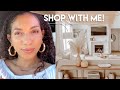 Shop With Me Neutral Home Decor | LOTS OF RH DUPES! | HomeGoods, AtHome, Target, LivingSpaces & more