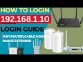 192.168.1.10 Login Router ,Cable modem using Admin username and Password | 192.168.l.10 Login Admin