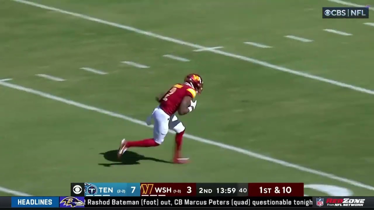 Dyami Brown ELECTRIC 75 yard TD vs. Titans YouTube