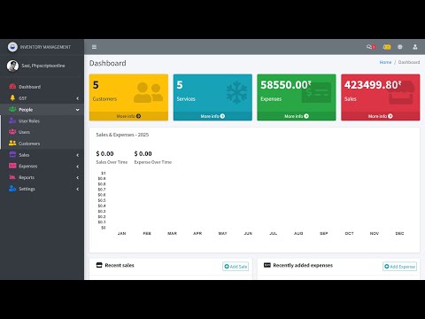 Inventory Sales Expense Management Software