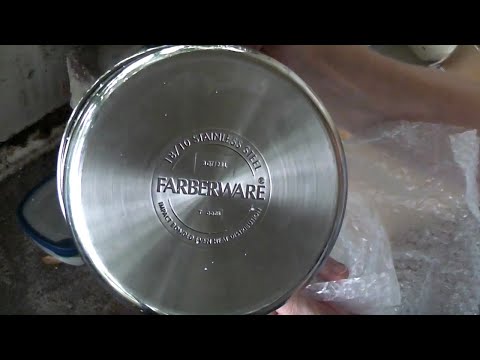 Unboxing Cleaning Farberware Classic Series Saucepan