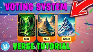 How To Make A Vote System in UEFN (Verse Tutorial)